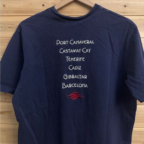 Y2K Disney Cruises Size Large Transatlantic 2007 Short Sleeve T Shirt - Picture 6 of 8